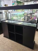 Аквариум 550 л. прямой с пластиковой крышкой + диодный светильник 
